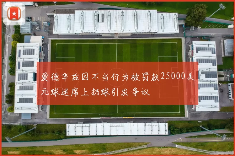 爱德华兹因不当行为被罚款25000美元球迷席上扔球引发争议